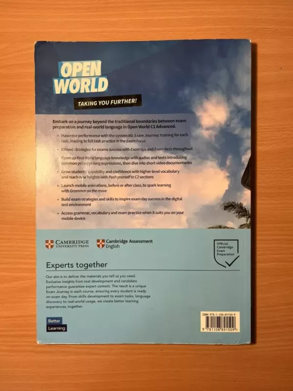 Open World Advanced Student's Book without Answers - Anthony Cosgrove and Claire Wijayatilake, knyga 4