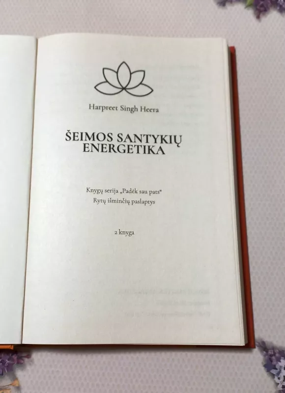 Šeimos santykių energetika - Harpreet Singh Heera, knyga 3