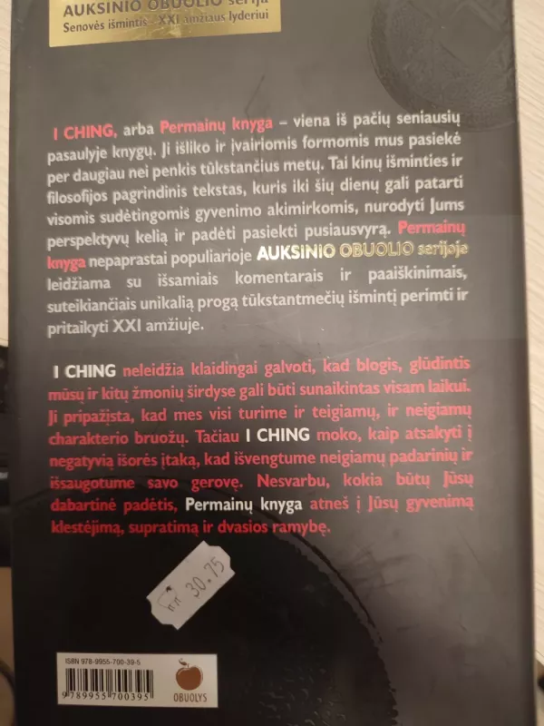 I CHING Permainų knyga - Walker Brian Browne, knyga 3