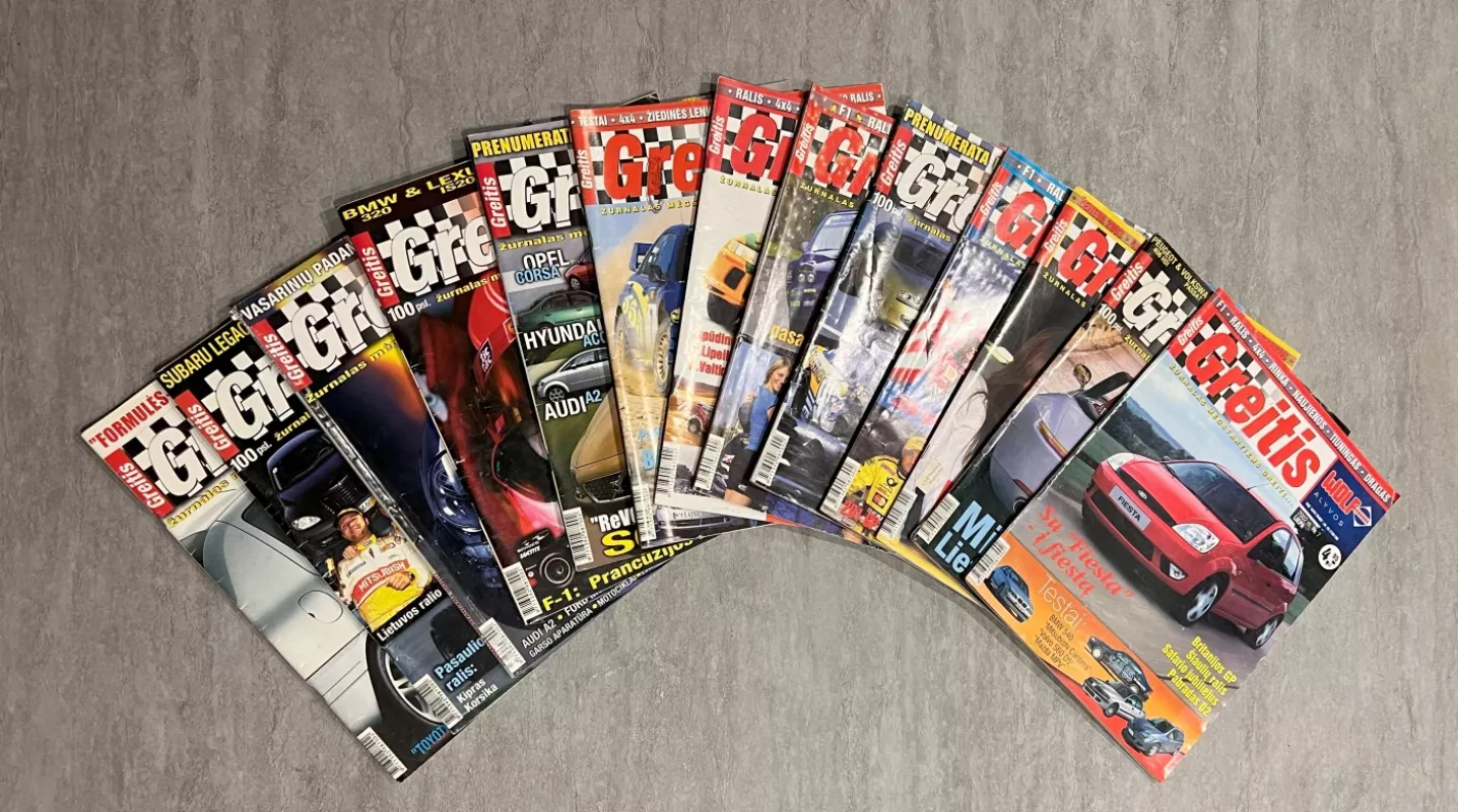 Žurnalas Greitis 2000-2003 m. (13 numerių) - Saulenis Pociūnas, knyga 2