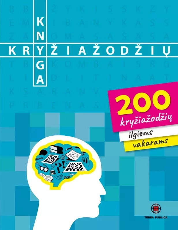 Kryžiažodžių knyga. 200 kryžiažodžių ilgiems vakarams - Monika Krutulyte, knyga