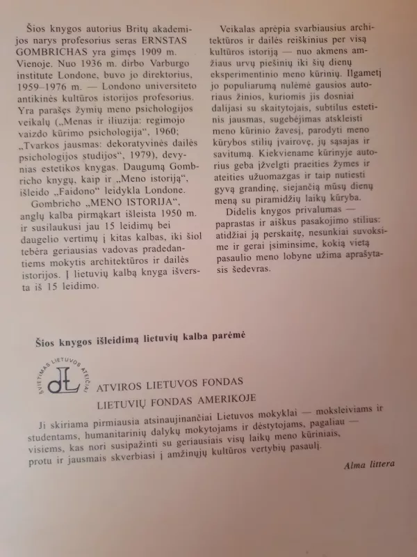 Meno istorija - Ernst H. Gombrich, knyga 3