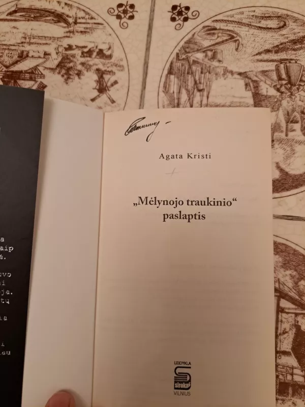 Mėlynojo traukinio paslaptis - Agatha Christie, knyga 3