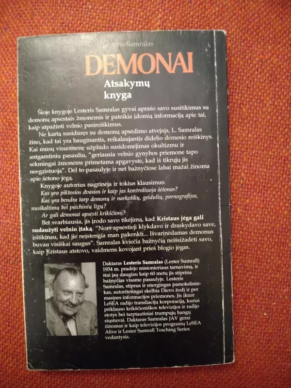 Demonai - Lesteris Samralas, knyga 3