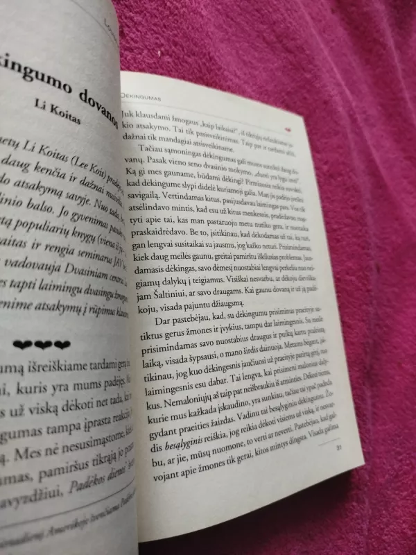 Dėkingumas tai gyvenimo būdas - Louise L. Hay, knyga 4