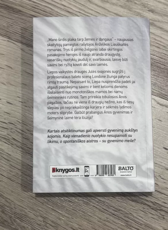 Mano širdis plaka tarp žemės ir dangaus - Anželika Liauškaitė, knyga 3