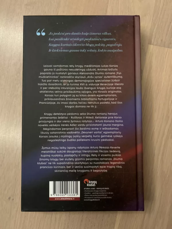 Diuma klubas - Arturo Perez-Reverte, knyga 4