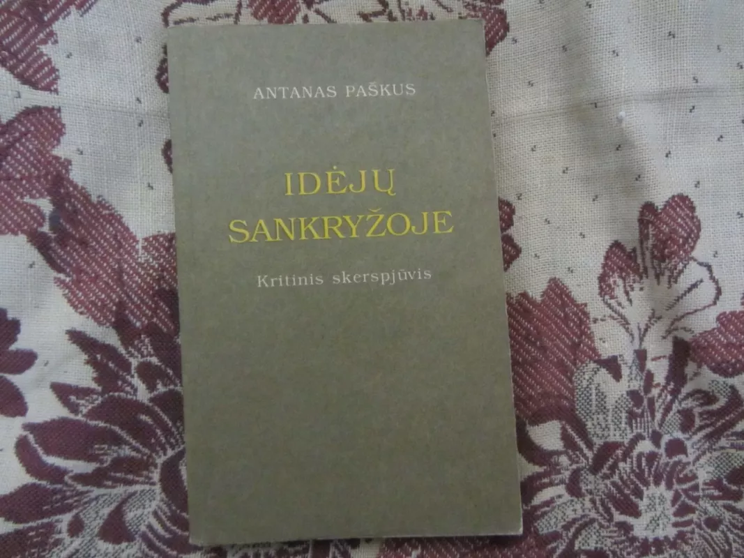 Idėjų sankryžoje: Kritinis skerspjūvis - Antanas Paškus, knyga 2