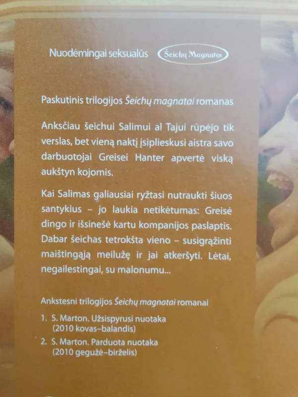 Pavojinga aistra - Sandra Marton, knyga 5