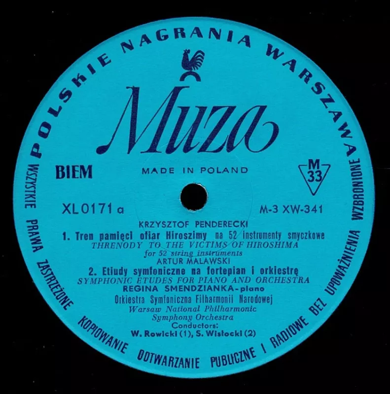 Penderecki Bacewicz Malawski - Penderecki Bacewicz Malawski, plokštelė 4