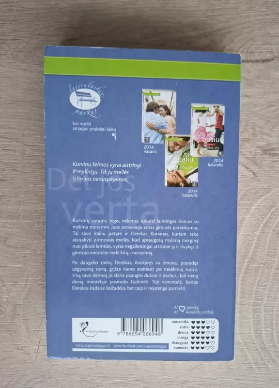 Dėl jos verta - Carly Phillips, knyga 3