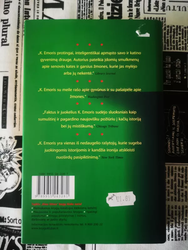 Katinas, kuris atėjo per Kalėdas - Cleveland Amory, knyga 3