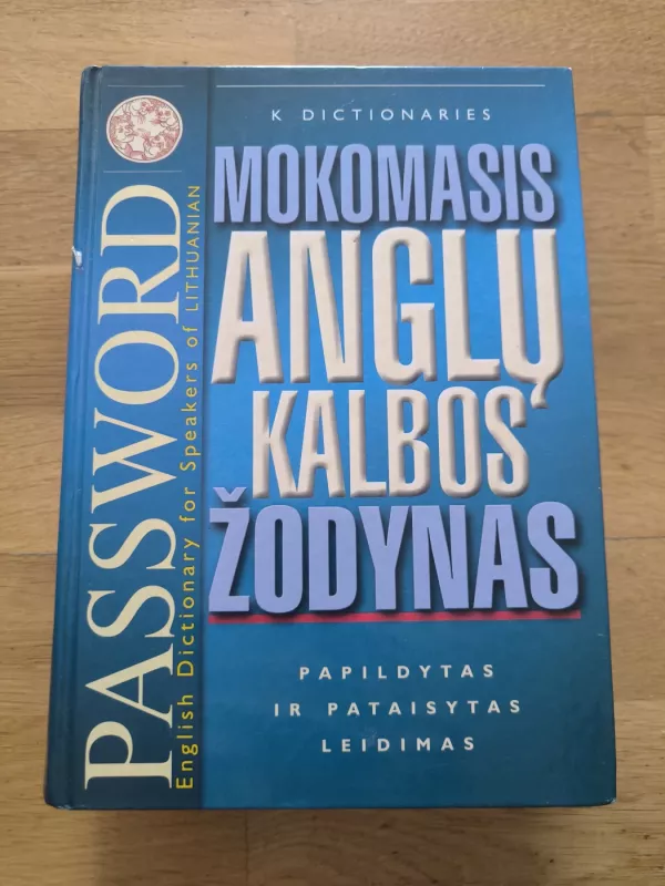 Mokomasis anglų kalbos žodynas PASSWORD (papildytas ir pataisytas leidimas) - Autorių Kolektyvas, knyga 2