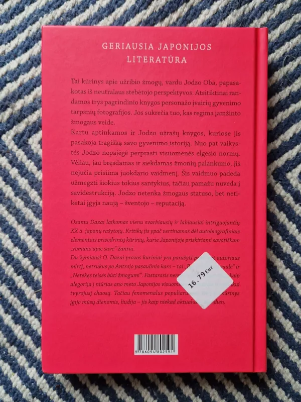 Netekęs teisės būti žmogumi - Osamu Dazai - Osamu Dazai, knyga 4