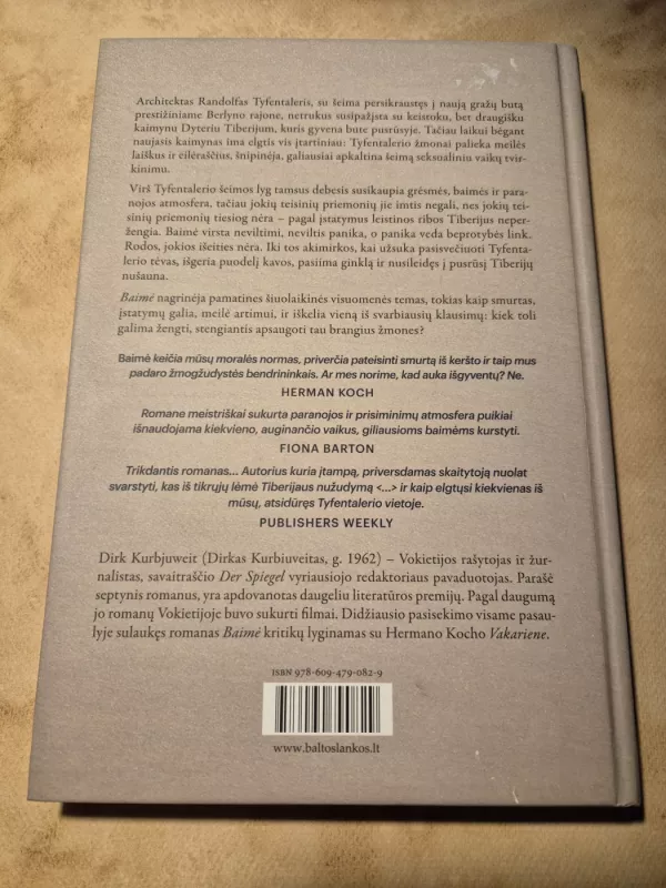 Baimė - Kurbjuweit Dirk, knyga 3