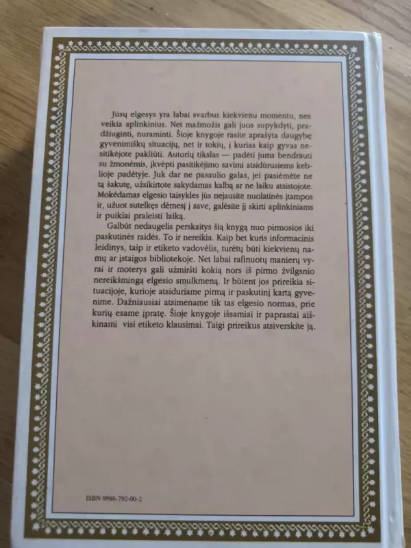 Viskas apie etiketą - Amy Vanderbilt, knyga 2