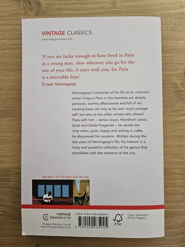 A Moveable Feast - Ernest Hemingway, knyga 5