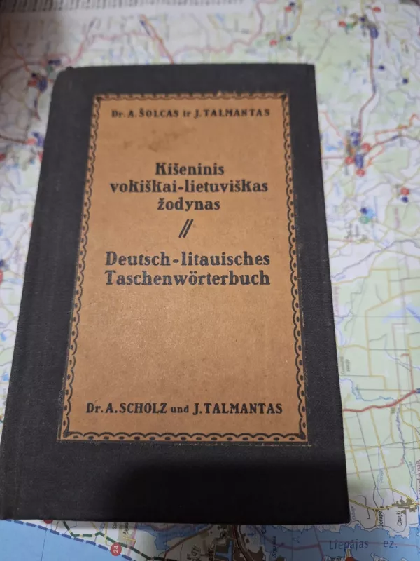 Kišeninis vokiškai-lietuviškas žodynas - A. Šolcas, J.  Talmantas, knyga 2