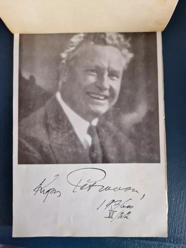 Kipro Petrausko 25 metų scenos darbuotės albomas - Jonas Gobužys, knyga 5