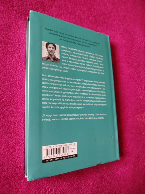 INCOGNITO slaptieji smegenų gyvenimai - David Eagleman, knyga 6