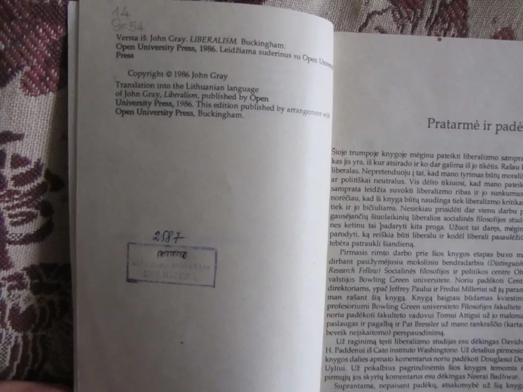 Liberalizmas - John Gray, knyga 3