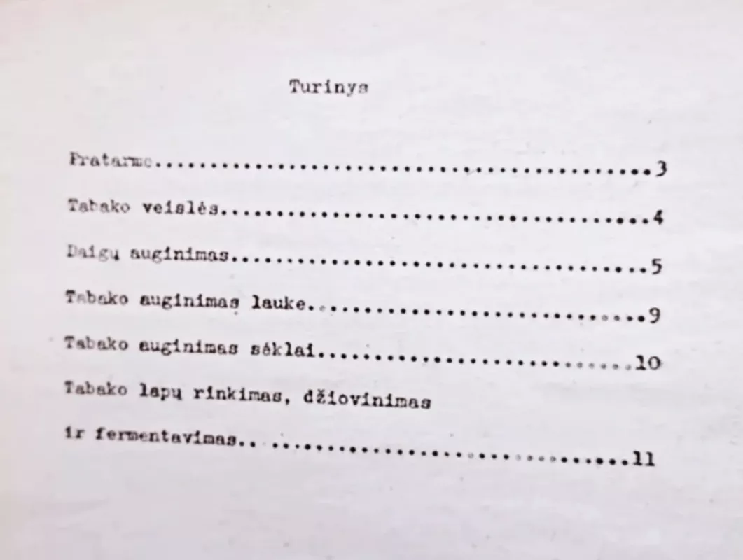 Tabako auginimas - Autorių Kolektyvas, knyga 3