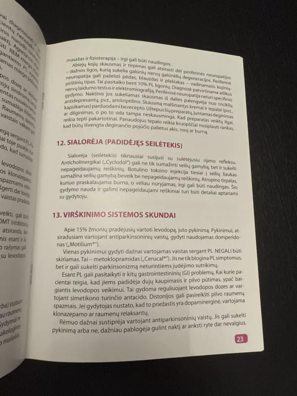 Parkinsono liga. Ką turi žinoti pacientai ir jų artimieji - Vaineta Valeikienė, knyga 5