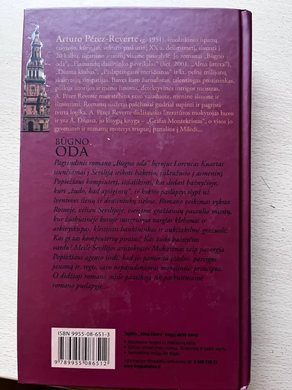 Būgno oda - Arturo Perez-Reverte, knyga 3