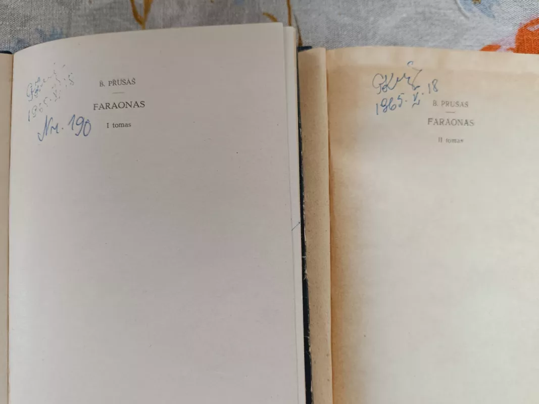 Faraonas (2 tomai) - Boleslovas Prūsas, knyga 3