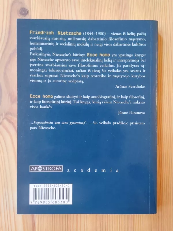 Ecce homo:  kaip tampama tuo, kas esi - Friedrich Nietzsche, knyga 3