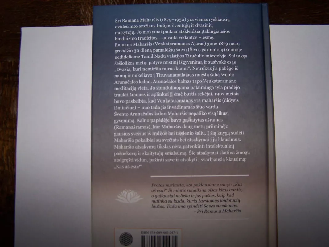 KAS AŠ ESU: pokalbiai su Ramana Maharšiu - Autorių Kolektyvas, knyga 5