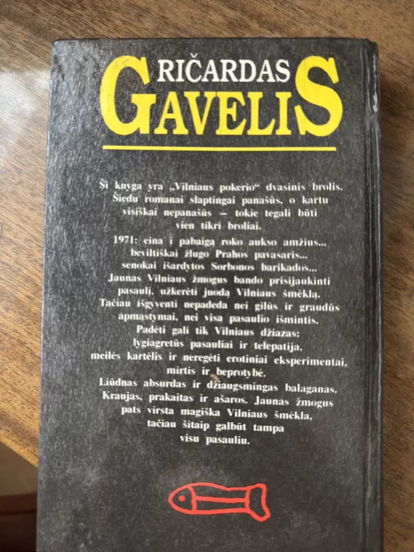 Vilniaus džiazas - Ričardas Gavelis, knyga 3