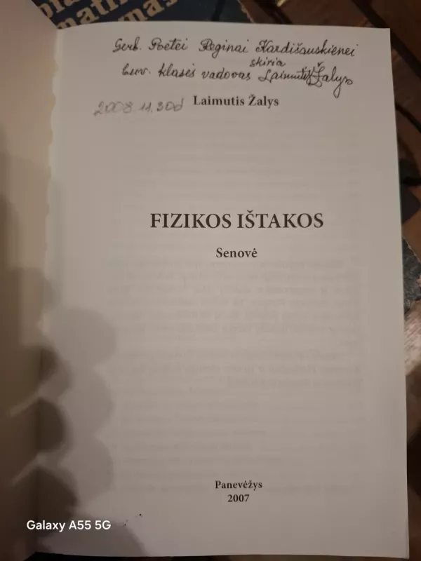 Fizikos ištakos. Senovė - Laimutis Žalys, knyga 3