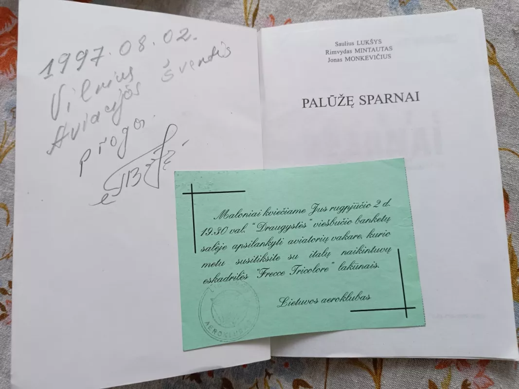 Palūžę sparnai - Saulius Lukšys, knyga 3