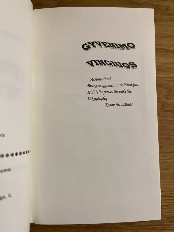 Gyvenimo vingiuos - Veronika Maminskaitė-Kulbokienė, knyga 5