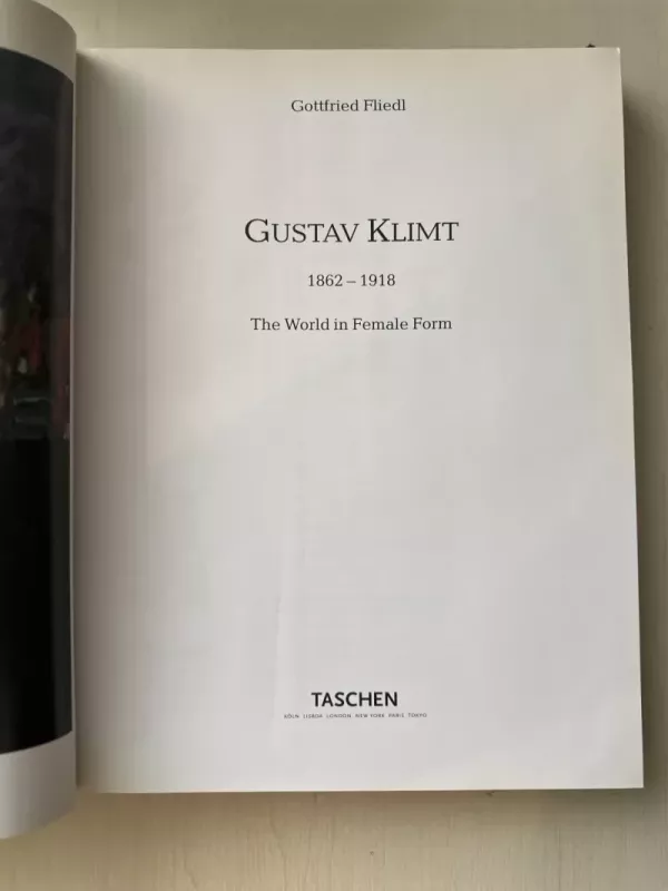 Gustav Klimt. The world in female form - Gottfried Fliedl, knyga 6