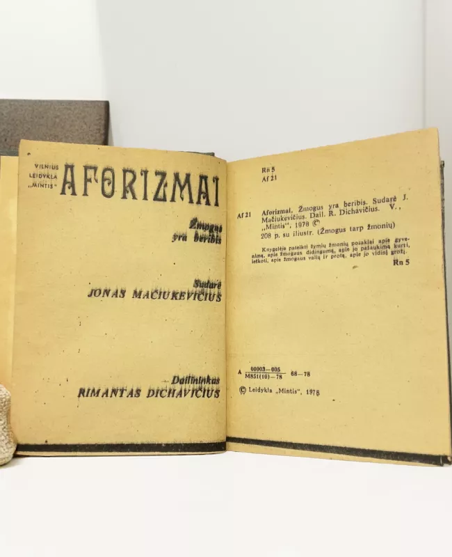 Aforizmai. Žmogus yra beribis - Jonas Mačiukevičius, knyga 3