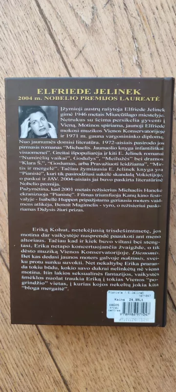 Pianistė - Elfriede Jelinek, knyga 3