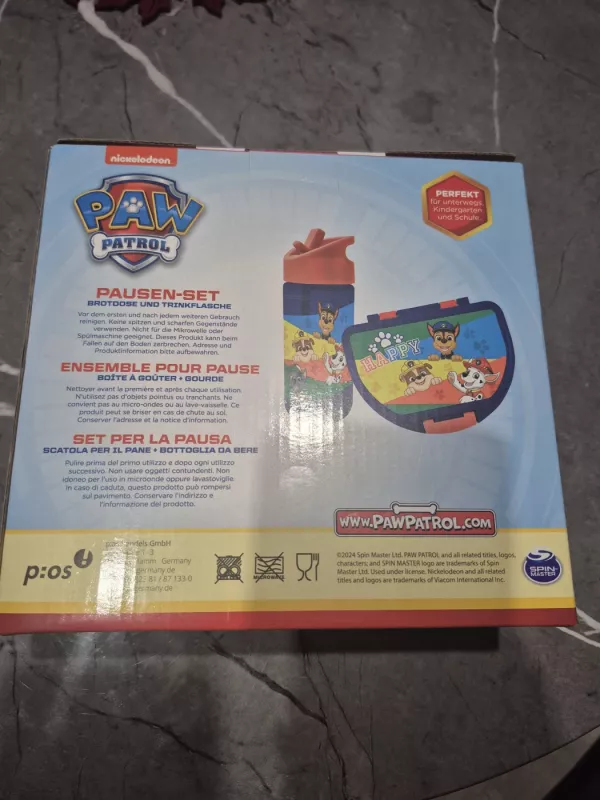 Šuniukų patrulių gertuvė ir maisto dėžutė - , namai ir interjeras 3