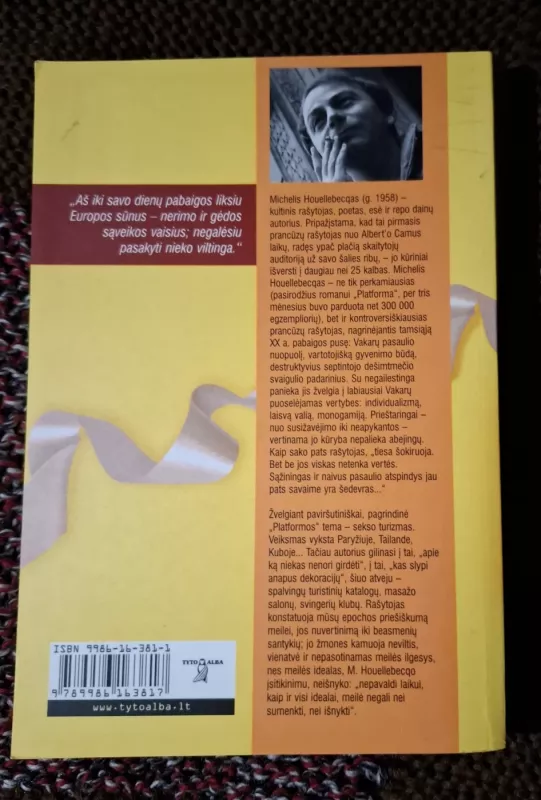 Platforma - Michel Houellebecq, knyga 3