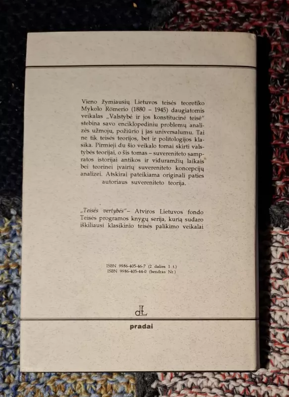 Suverenitetas - Mykolas Romeris, knyga 3