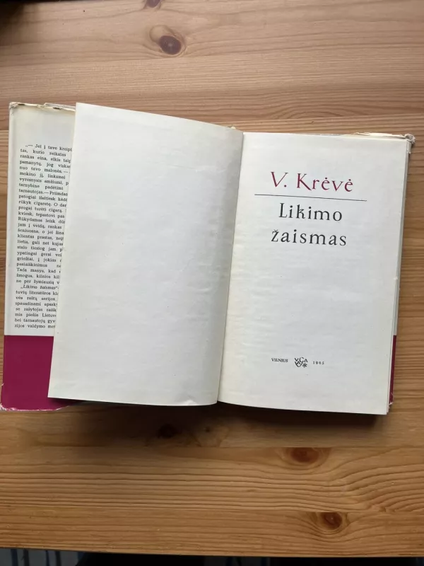 Likimo žaismas - Vincas Krėvė, knyga 3