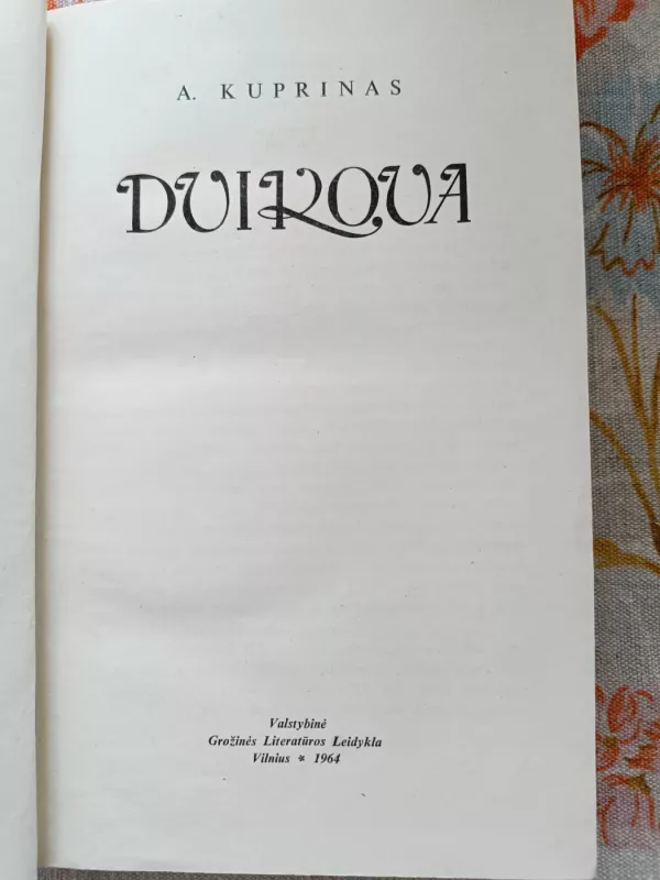 Dvikova - Aleksandras Kuprinas, knyga 3