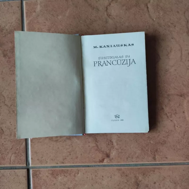 Susitikimas su Prancūzija - M. Kaniauskas, knyga 3