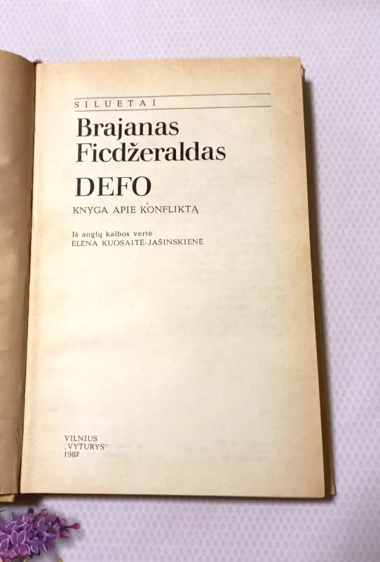 Defo - Brajanas Ficdžeraldas, knyga 3