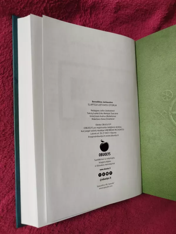 Slaptoji Lietuvos istorija. Nutylėti pasakojimai apie aisčius, pervadintus baltais - Benediktas Jankauskas, knyga 5