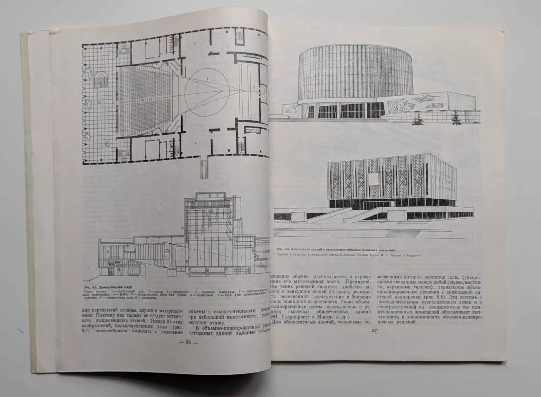 Civilinių ir pramoninių pastatų architektūra IV tomas (rusų k.) 1977 - Velikovskis L.B., knyga 4