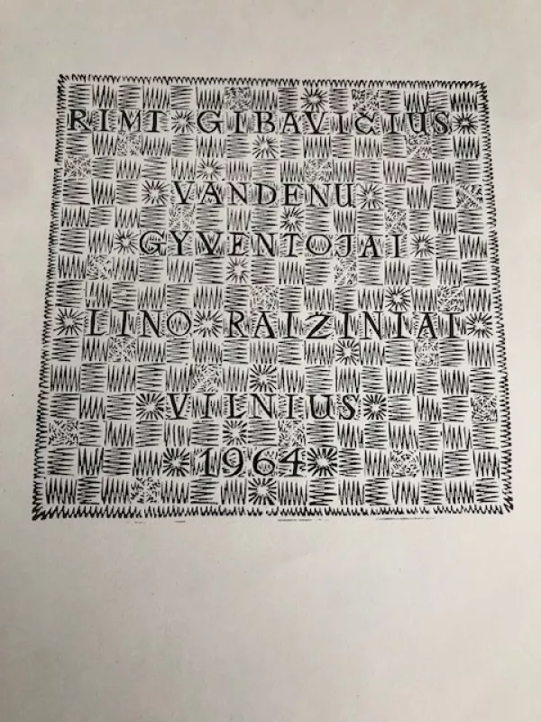 Vandens gyventojai (raižiniai) - Rimtautas Gibavičius, knyga 3