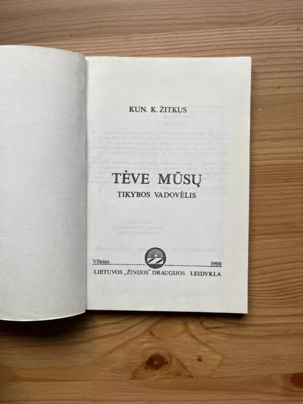 Tėve mūsų - K. Žitkus, knyga 3