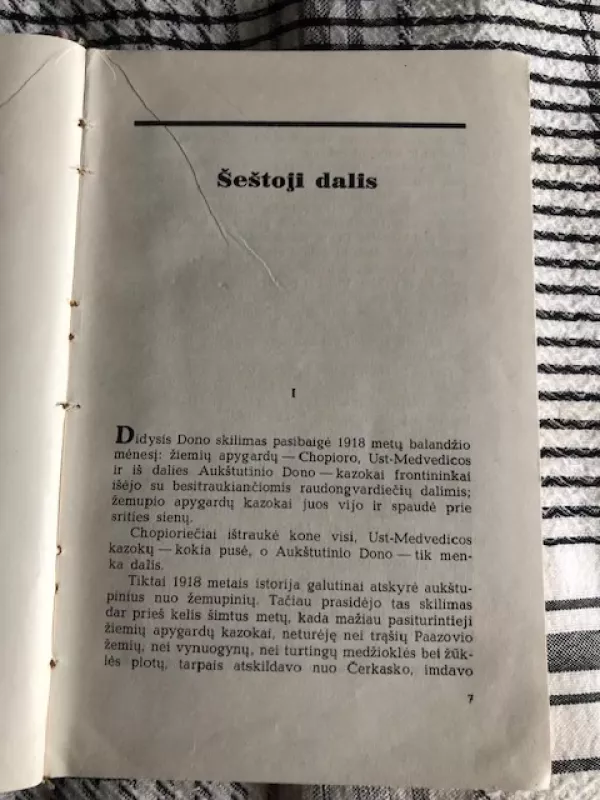 Tykusis Donas III - Michailas Šolochovas, knyga 3